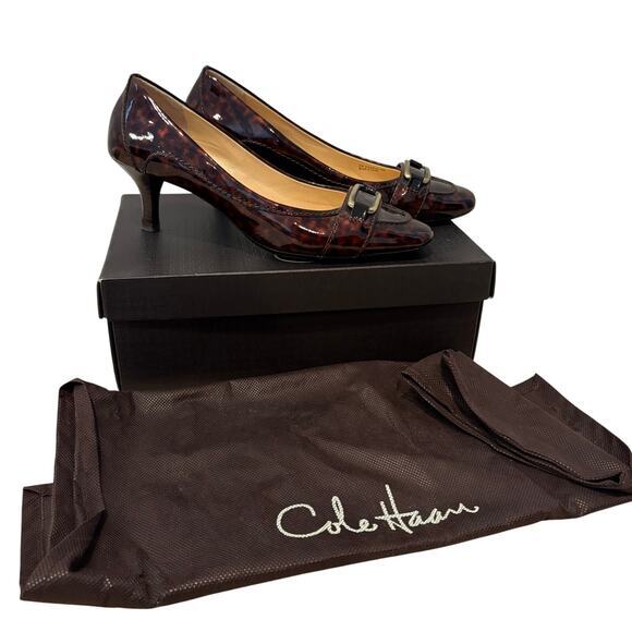 Cole Haan Shoes - Cole Haan Brown Heels Elegant Design